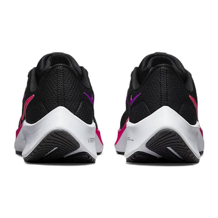 New Nike Pegasus 38 Slip Resistant Cushioning Abrasion Resistant Low Top Running Shoes Black Purple Kids' CZ4178-021