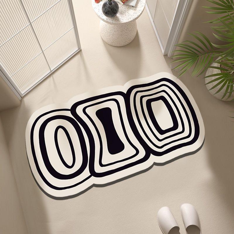 Non-slip Bathroom Mat Northern Europe Water Absorbent Quick Dry Bathtub Shower Ins Home Textile Welcome Doormat Washable Fashion