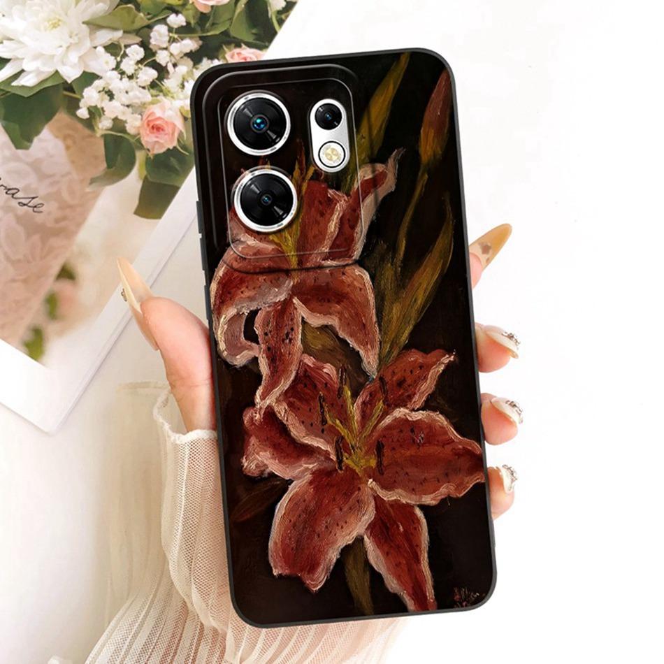 For Infinix Zero 30 4G 5G X6731 X6731B Fashion Dusk Beach Painting Phone Case For Infinix Zero30 Soft Silicone Covers Bumpers