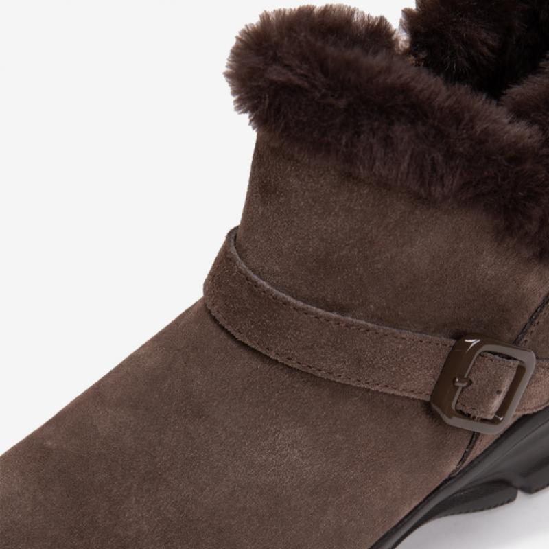 Young Age Women Short Boots Brown