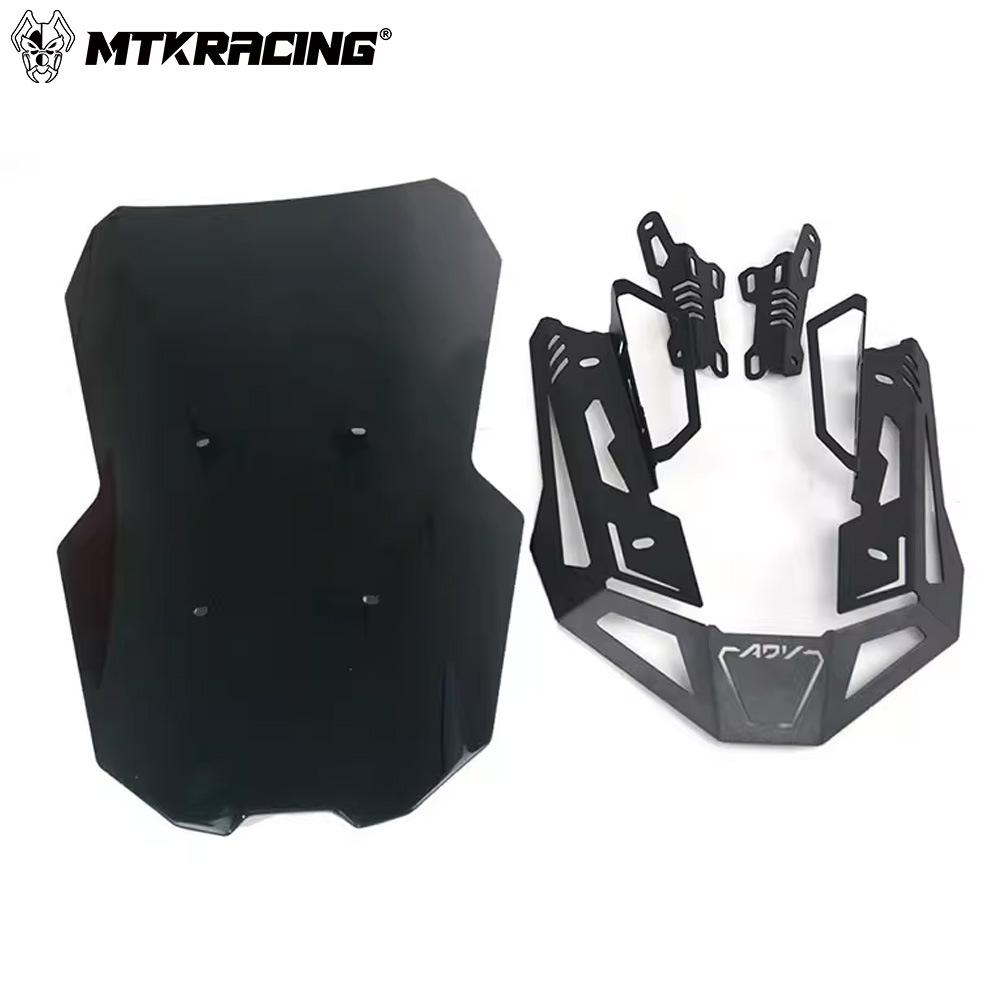 Honda ADV160 '22-'24 Front Windshield Deflector - Acrylic Accessory.