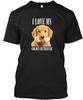 Golden Retriever - Kocham Mój T-shirt Wyprodukowano w USA Rozmiar S do 5XL
