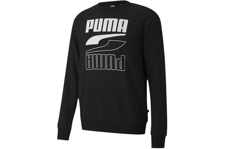 PUMA Свитшоты Rebel Мужские Черный Круглый вырез Умеренный Обычный 585272-01 L