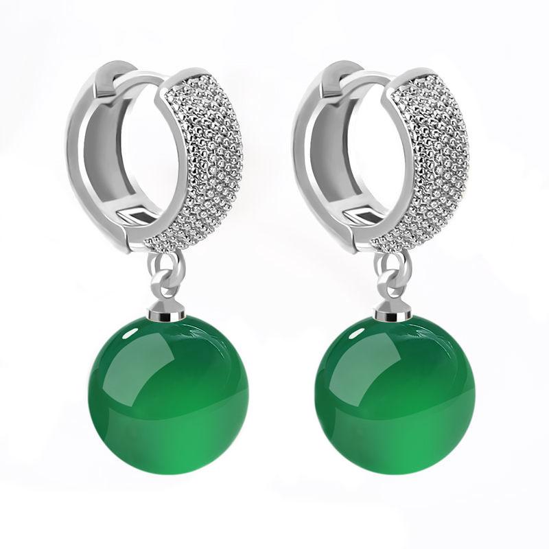 

Жіночі гіпоалергенні сережки-кільця з пряжкою, вінтажні круглі сережки-підвіски з бурштину та бджолиного воску, прикраси для вух для вечірки, циркон