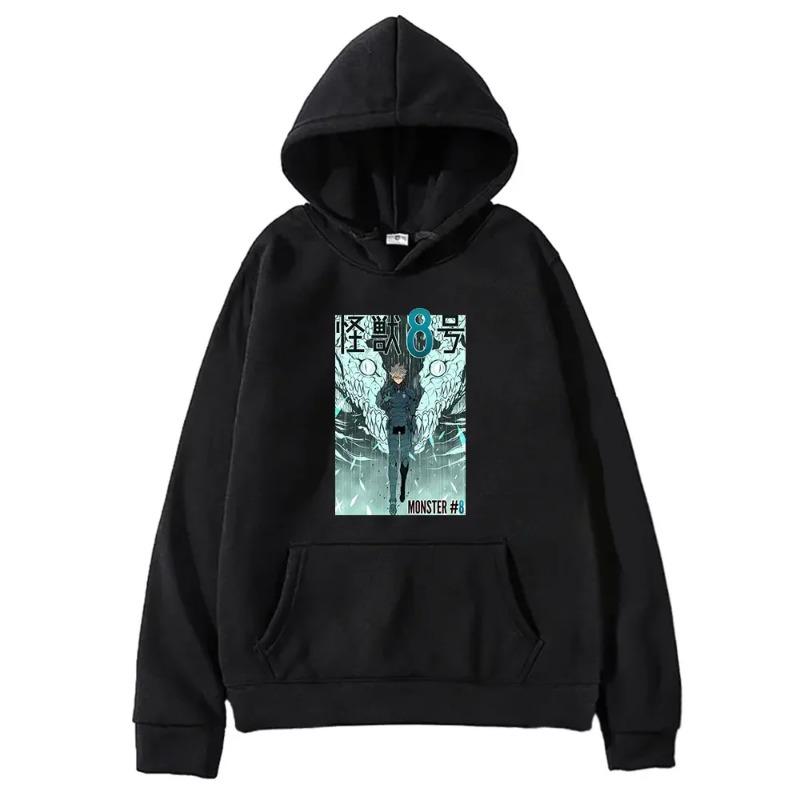 Autumn Anime Kaiju No 8 Ichikawa Reno Print Hooded Men Women Plus Size Hoodies Prevalent Sweatshirt Harajuku Unisex