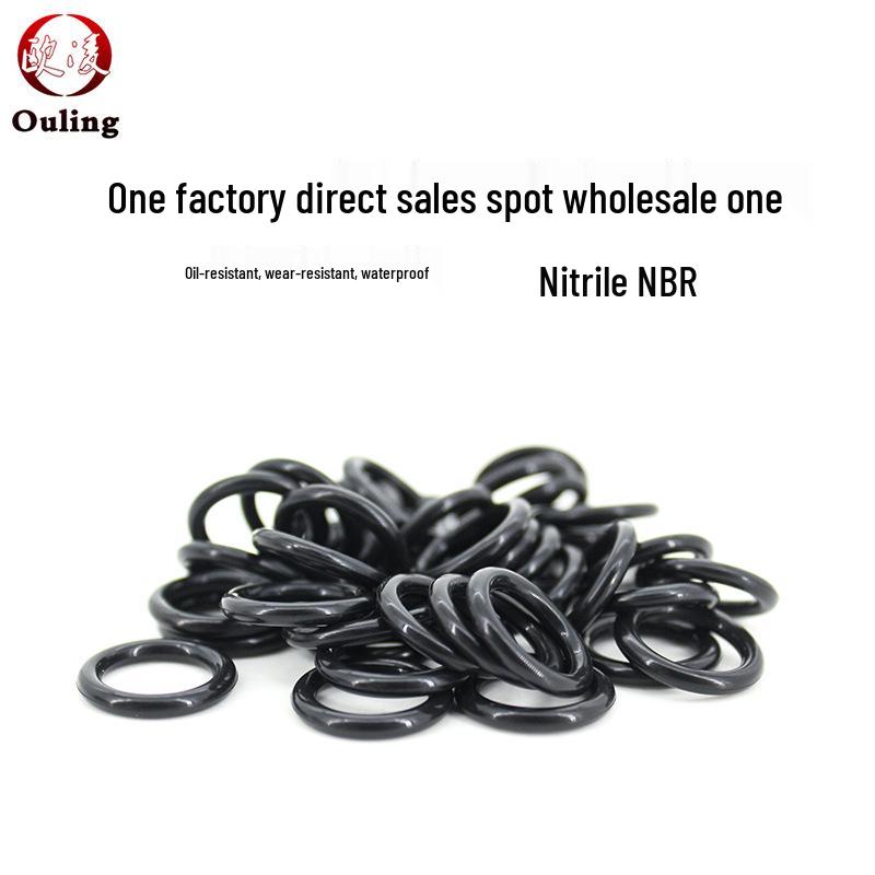 Oil-Resistant Nitrile Rubber O-Ring, Inner Diameter: 43.7/45/46.2/47.5/48.7/50mm X 5.3mm.
