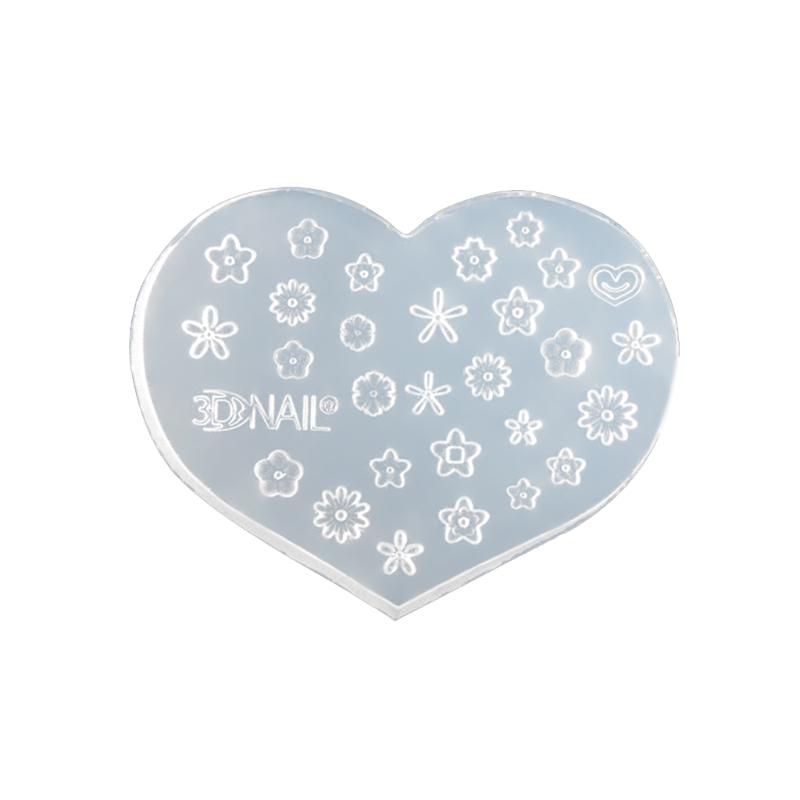 3D Nail Art Silicone Mold Flowers Love Stars Moon letter number Handicrafts Nail Decoration Moulds DIY Nail Tools Accessories