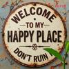 1pc Funny Plate Metal Tin Sign Wall Decor Farmhouse Garage Bar Cafe Kitchen Bathroom Bedroom Home Room Studio