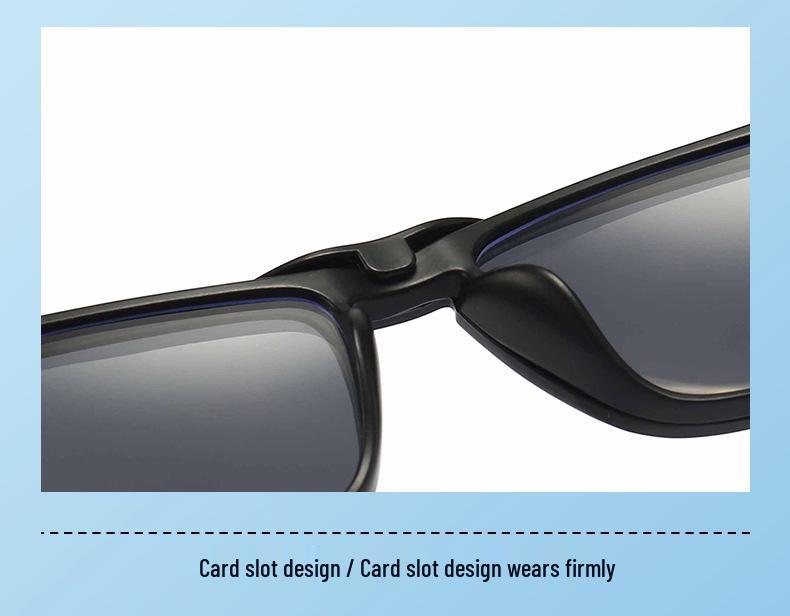 Coolmu Vintage Polarized Sunglasses & Prescription Frames Set for Men & Women - 1 Frame with 5 Colorful Magnetic Clip-ons.
