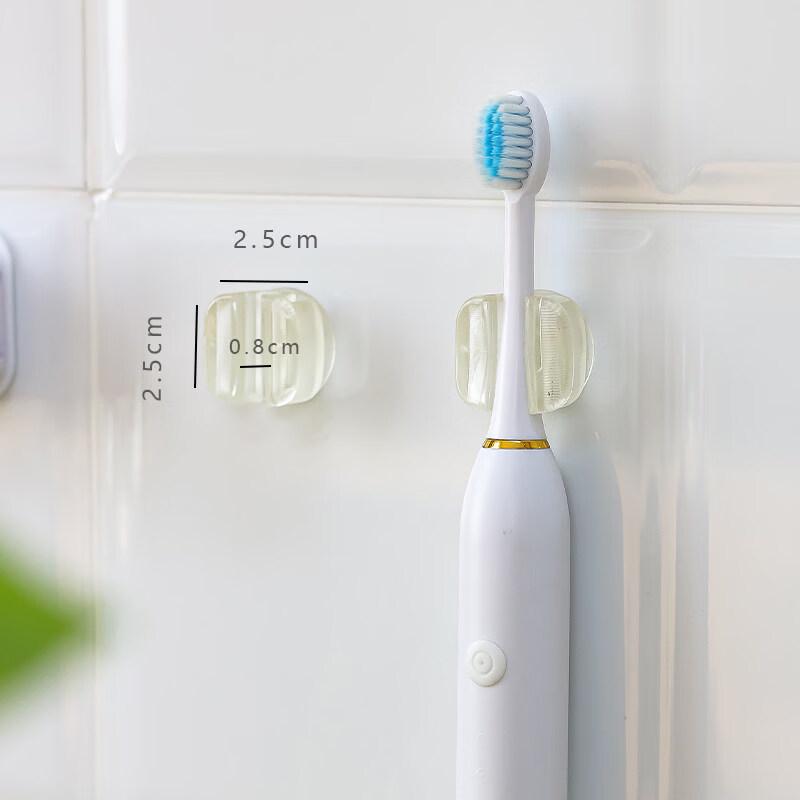 LIEIins No-Drill Wall-Mounted Toothbrush Holder