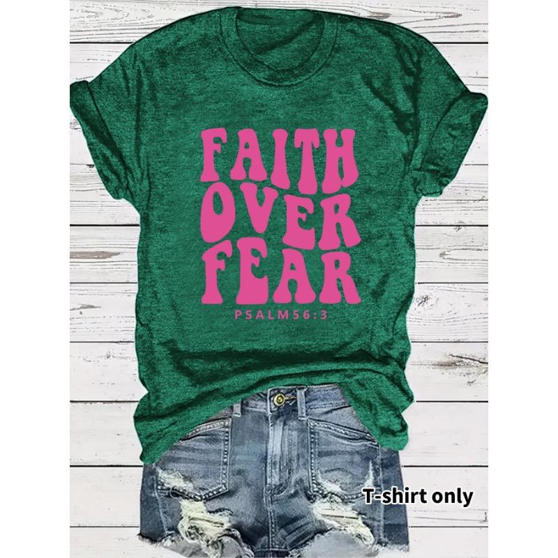 Women's Fashionable, Loose and Casual Short-sleeved Round-neck T-shirt