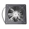 Kitchen Exhaust Fan 9.8 Inch Carbon Steel 2800RPM 80W 7 Blades Quiet Wall Mount Fume Extractor