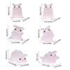 6Pcs DIY Garden Decors Cute Luminous Piggy Miniature Figurines Pig Cake Toppers