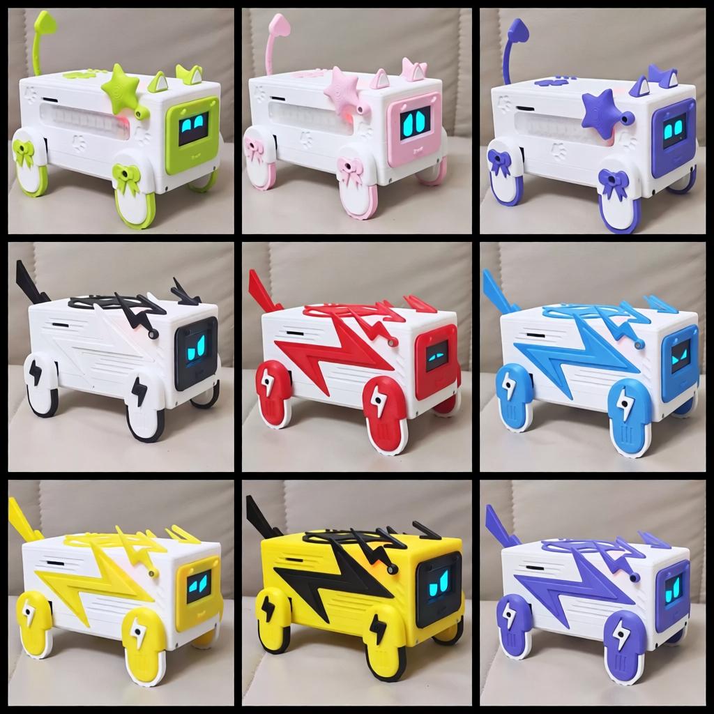 XiaoZhi AI Smart Robotic Dog Voice Control Actions Dynamic Expressions Educational Toy for Children