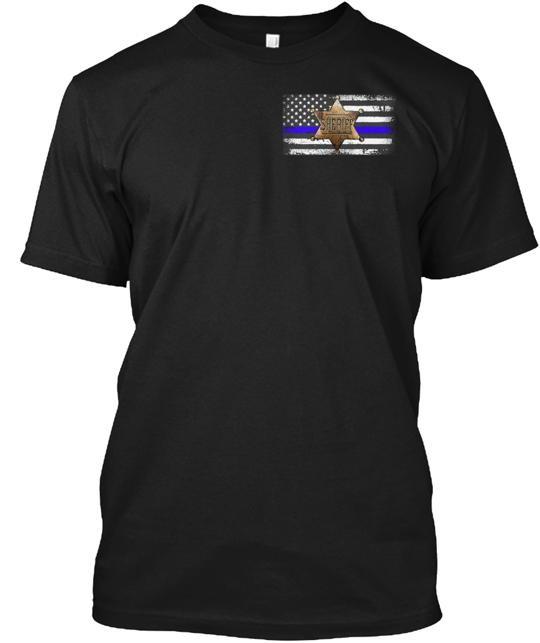 Sheriff Flag T-Shirt Made in the USA Size S to 5XL Unisex T-Shirt XXXXL