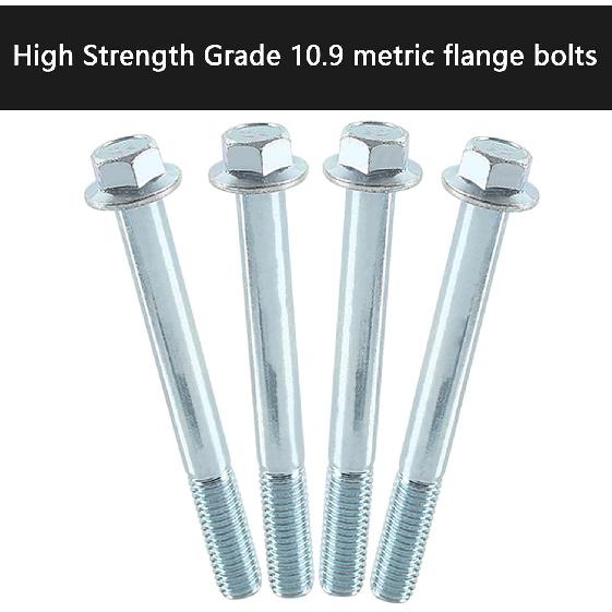 12Pc Engine Stand Bolt Kit Stand Bolt Flange Compatible With LSX LS LS1 4.8L 5.3L 6.0L 6.2L LR4 LQ4 LS6 LQ9 L33 LS2 LH6 L92 L76 LY2 LY5 LY6 LC9 LFA