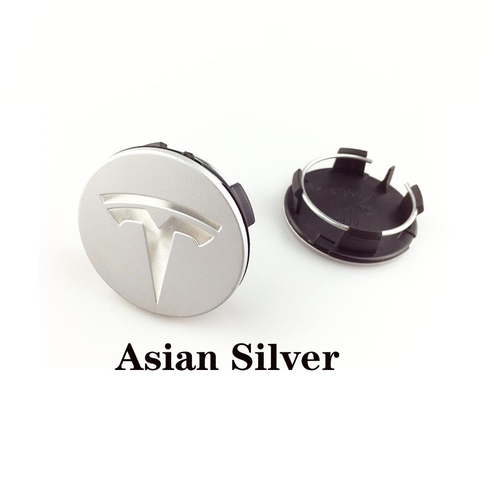 

AA-4pcs 56mm Tesla Hub Cap Center Cap Logo High Quality Sticker for Tesla Model 3 Y S X Personalized Car Sticker Car Accessories
