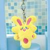 Charming Plush Rich Rabbit Keychain & Backpack Accessory