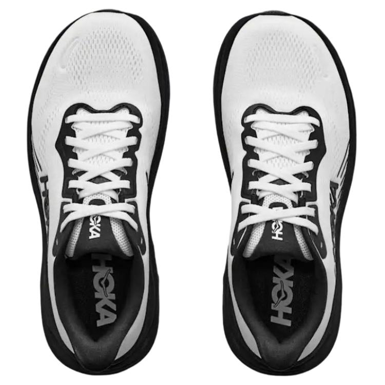 HOKA  Clifton 11 White Black Women Sneakers 1176573-WBLC