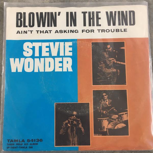

7inch Record STEVIE WONDER - Blowin In The Wind T54136 TAMLA 1966 US Soul/Funk Used