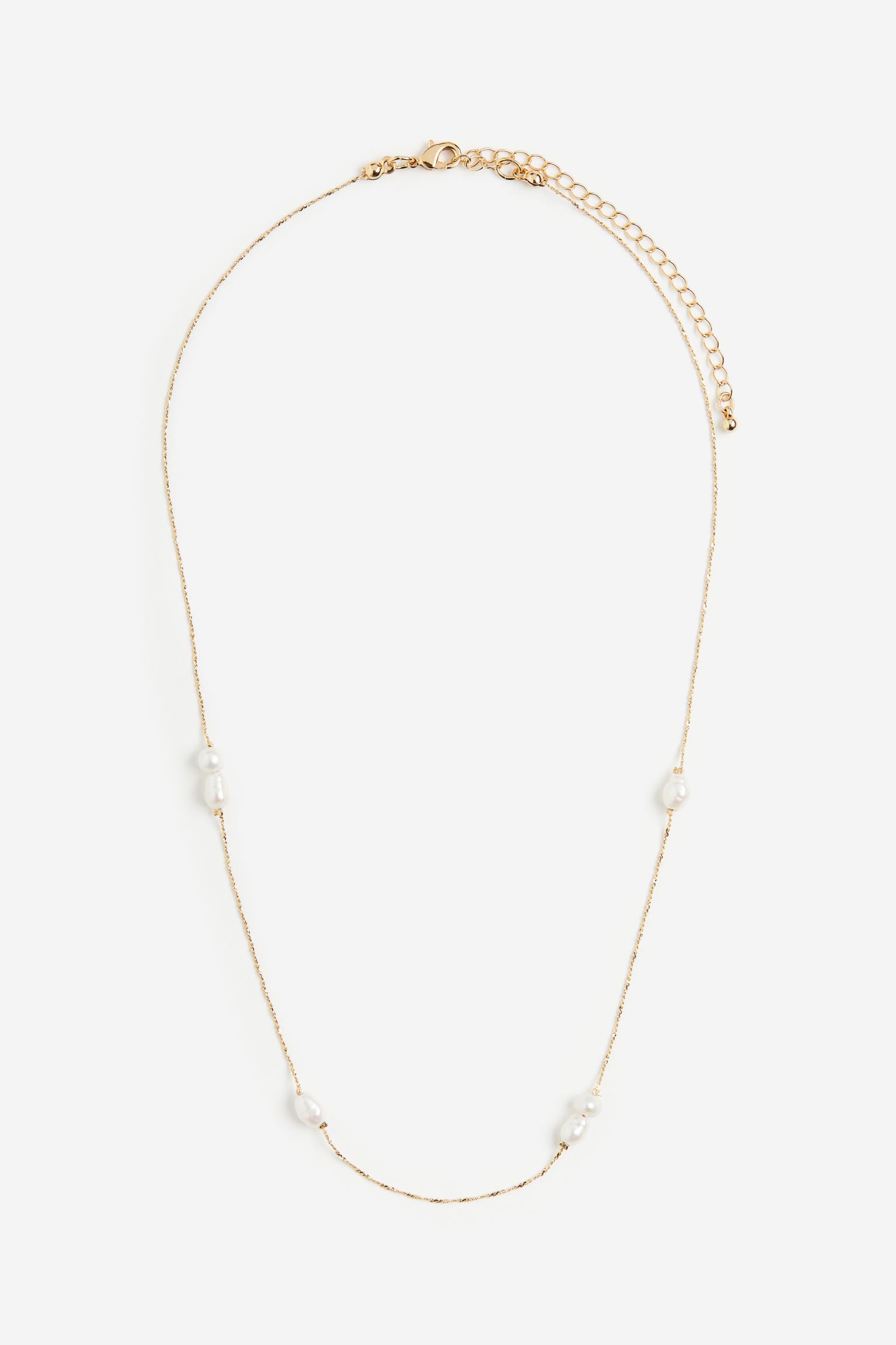 

Позолоченное жемчужное колье