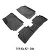 Kia K2 3D High-Edge TPE Floor Mats (2011-2016) - Eco-Friendly Interior Upgrade