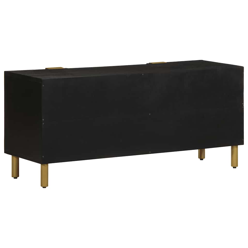 TV Cabinet Black 105x33x46 cm Particle Board
