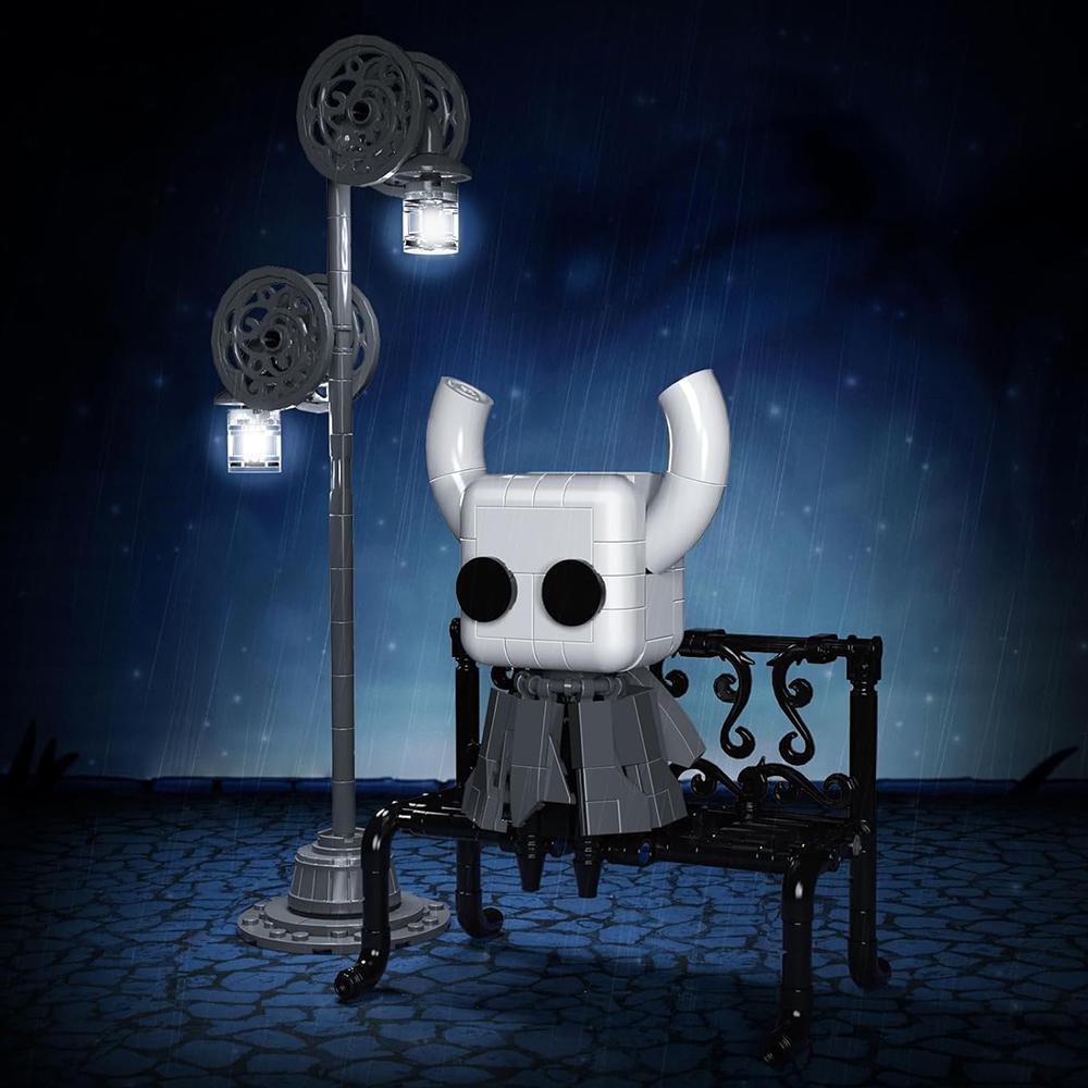 1 Set Hollow Knight Building Toy with LED Light (328pcs accessories)