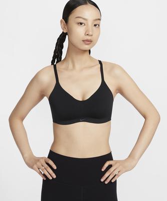 Elate Minimalist Light Support Pad Convertible Sports Bra W - Black:Cool Grey / Fq3551-010