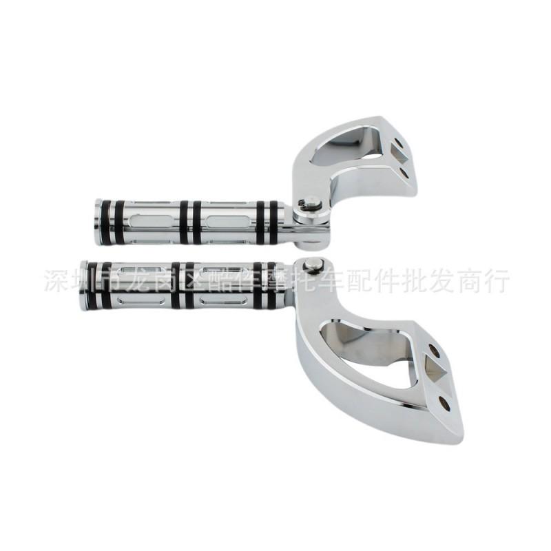 Rear Passenger Footrest Bracket Harley-Davidson Touring Models 1993-2024 Chrome Or Black Finish