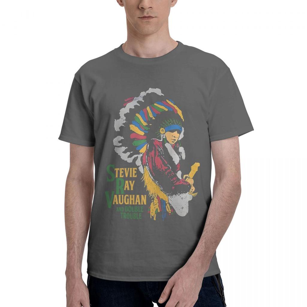 Stevie Ray Vaughan Unisex 100 Cotton Casual Breathable Confortable Tshirt Funny Mens TShirt Graphic Tee