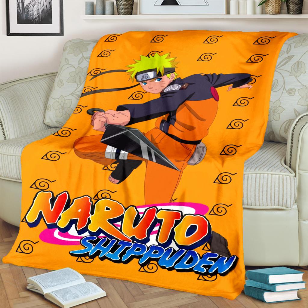 Anime-Print Blanket Warm Comfortable Flannel Blanket for Bedrooms, Sofas, Beds, Chairs, Picnics, Travel -LXR52