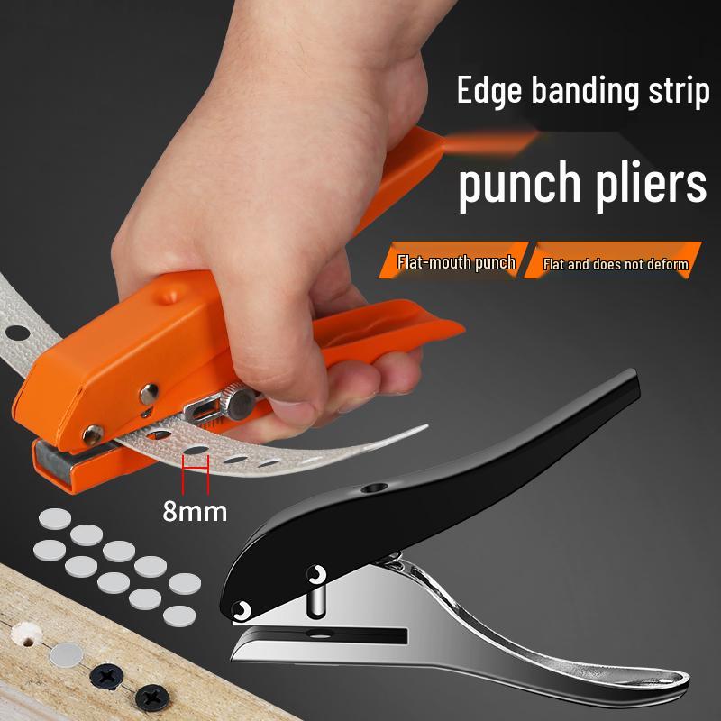 Eco-Friendly Edge Banding Punch Pliers & Drill Bit for Woodworking