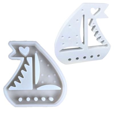 Sailing Ship Silicone Candle Molds for Candle Money Holder Home Decoration Temperature Resistant Epoxy Resin Molds