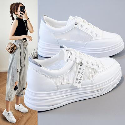 Inner Heightening Dad Shoes New Summer Mesh Shoes Breathable Mesh Thick-soled Sports and Leisure