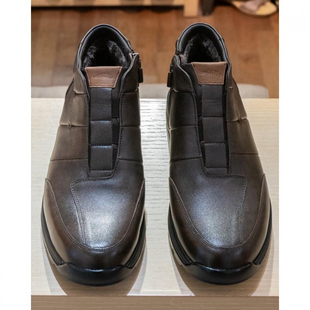 Vainer Men S Brown Fur bootS Model 1g27
