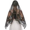 Lace Mantilla Veil Soft & Comfortable Exquisite Floral Design for Head Covering for Women Girls Church Veils for Chapels