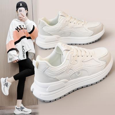 K6902 Neue Frühjahr und Sommer Turnschuhe frauen Atmungsaktive Mesh Schuhe Straße Snap Mode Dicken Boden Erhöht durch Tragbare Alle-spiel