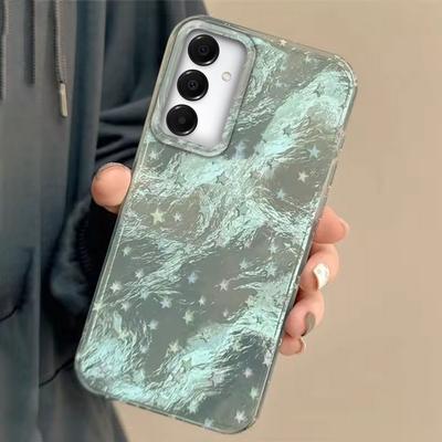 Gradient Colorful Stars Gilr Phone Case for Samsung Galaxy A55 A07 A17 A56 A36 A26 A16 A53 A06 A14 A24 A34 A54 A15 A25 A35 Cover