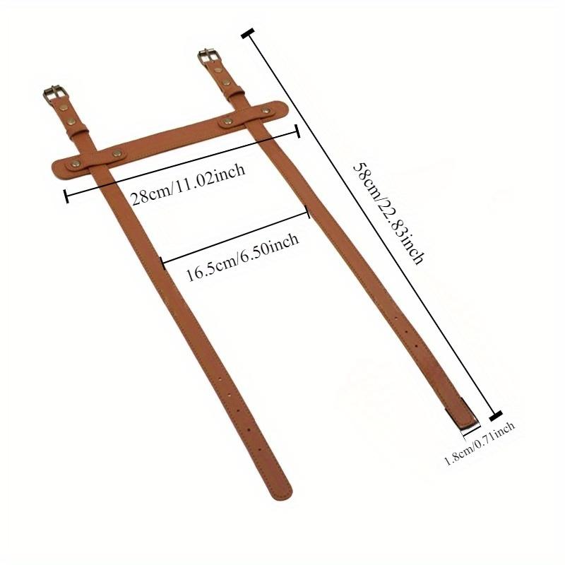 1pc Blanket  Picnic Blanket Carry Strap Yoga Mat  for Outdoor Camping Picnics Motorcycle Bedroll Strap