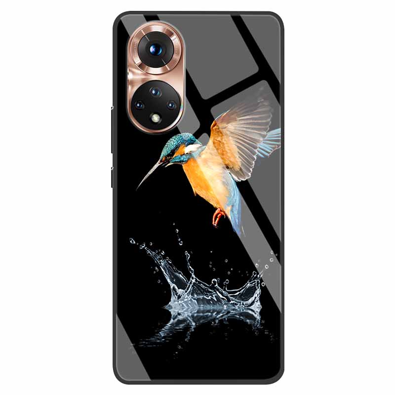Luxury Case for Huawei Honor 50 Cover Tempered Glass Cover for Huawei Honor 50 Phone Case Honor50 6.57" Coque Bag Fashion Bumper