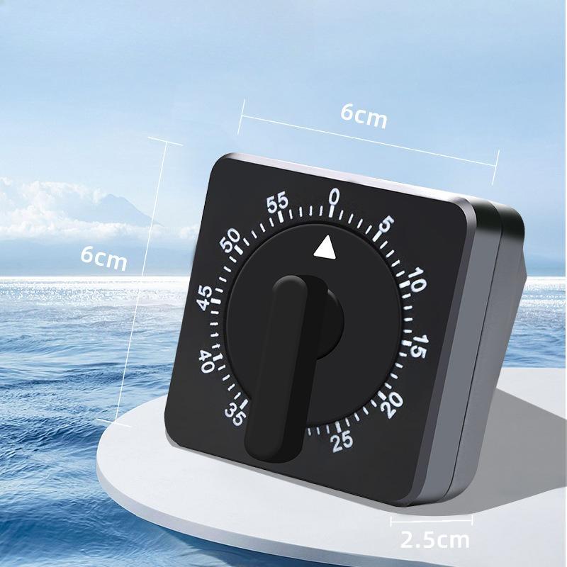 60 Minutes Mechanical Cooking Timer Portable Count Down Timer with Loud for No Battery Needed Baking Kitchen Tool