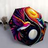 1pc Birds Sun Moon and Nature's Elements Automatic Opening and Closing Folding - A Good Choice for Gifts, Fashionable and Convenient Umbrella Wit