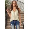 Damen-Camisole mit V-Ausschnitt und Pailletten