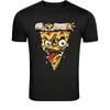 Crazy Zombie Pizza Slice T-Shirt - Funny Horror Food Monster