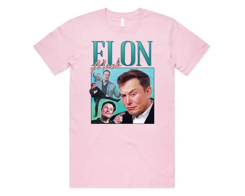 T-shirt Elon Musk Hommage Tee Top Grappig Meme Icoon Legende Jaren '90 Jaren '80
