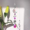 Colorful Crystal Suncatcher Hanging Sun Catcher for Windows Healing Crystal Decor for Home