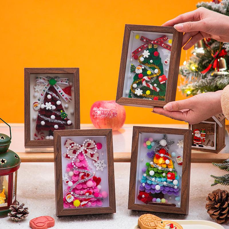 DIY Creative Twist Christmas Tree Photo Frame Kit - Perfect for Girlfriend's Christmas Gift and Desktop Ornament