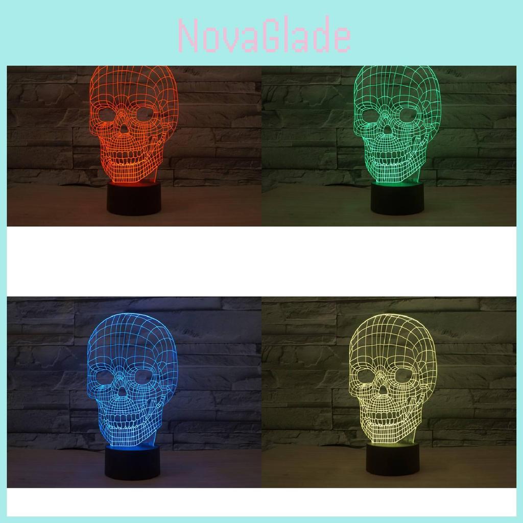 Creative 3d Touch Control Table Lamp Colorful Night Light Perfect Birthday Gift For Bedroom