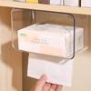 Transparente Taschentuchbox Servietten-Gesichtstuch-Aufbewahrungsbox Badezimmer Papierhalter